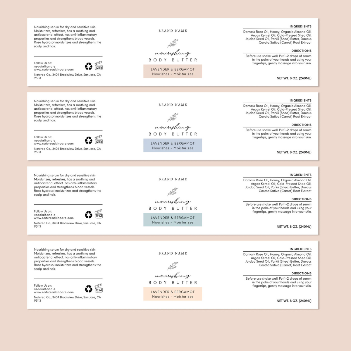 Ultimate Guide to Custom Cosmetic Jar Rectangle Labels