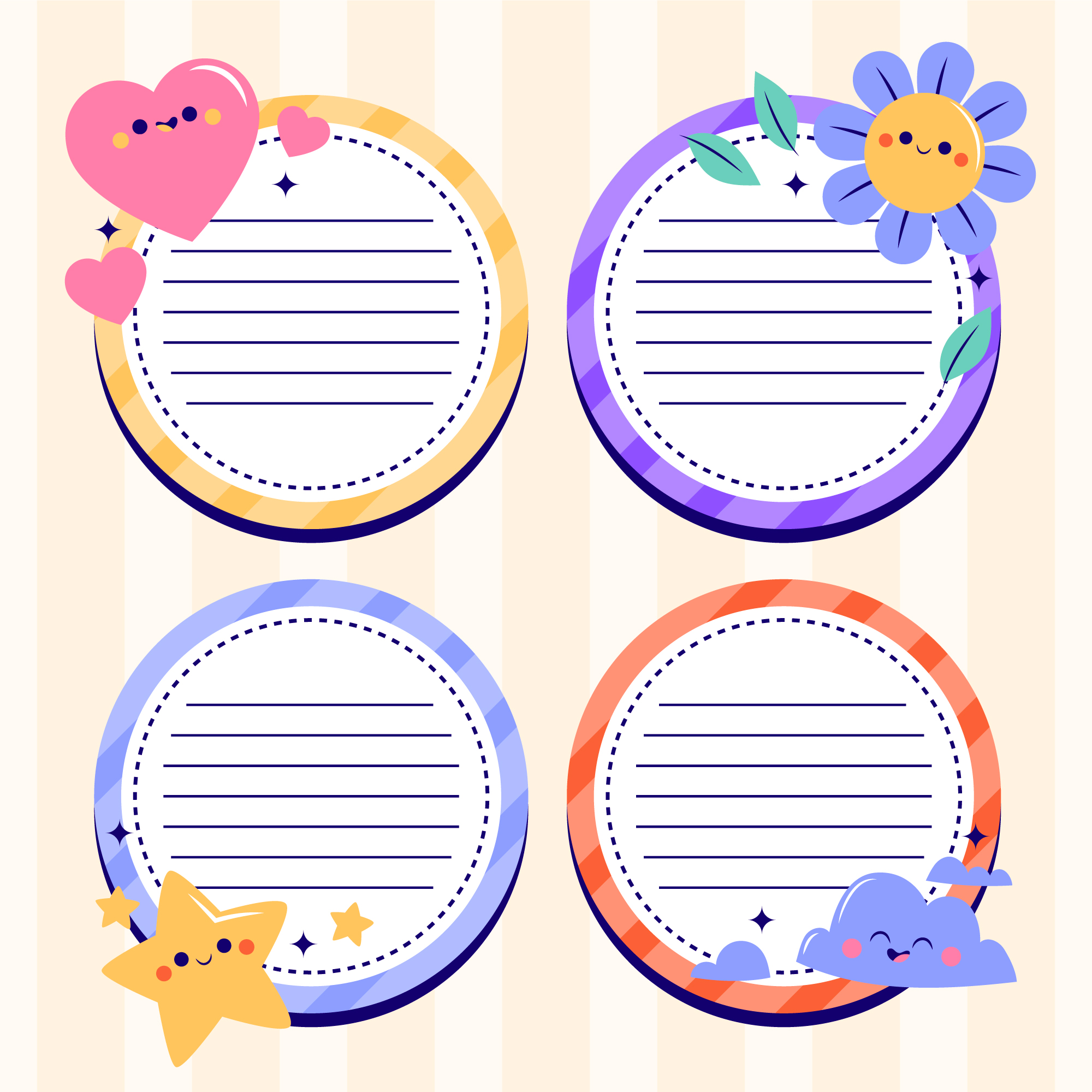 Name stickers