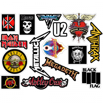 Band Tour Stickers