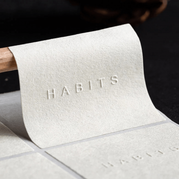 Embossed Rectangle Stickers