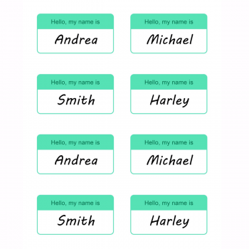 Event Name Stickers