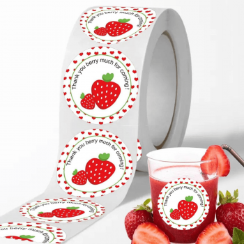 Freezer Safe Round Stickers