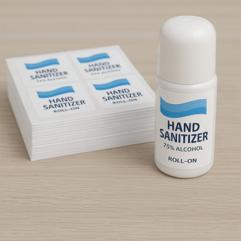 Hand Sanitizer Stickers