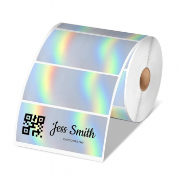Metallic Rectangle Stickers