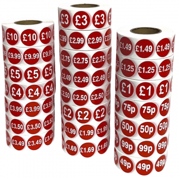 Retail Price Stickers