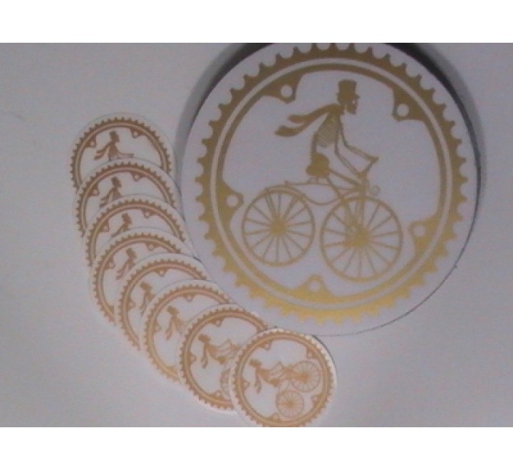 Oval Car Stickers