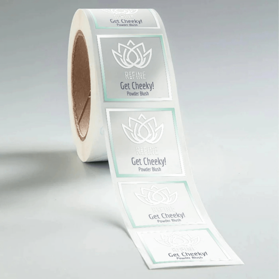 Clear Square Stickers