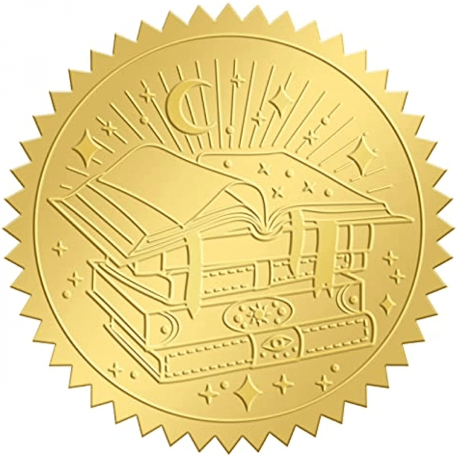 Embossed Round Stickers