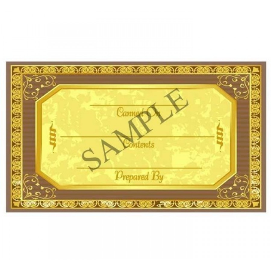 Rectangular Canning Labels