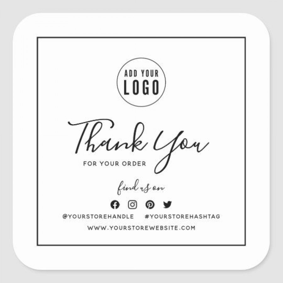 Square Business Labels