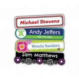 Rectangular waterproof stickers