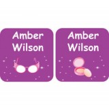 Square waterproof stickers