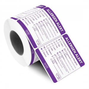 Allergen Info Stickers
