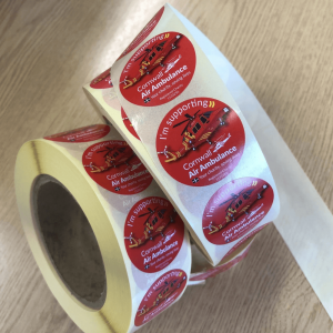 Charity Mailer Stickers