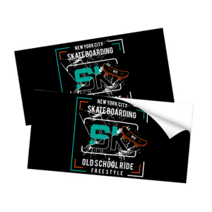 Die Cut Rectangle Stickers