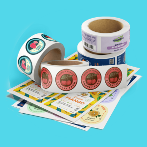 Freezer Safe Round Stickers