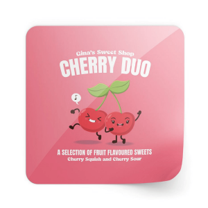 Glossy Square Stickers