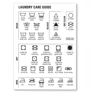 Laundry Care Stickers