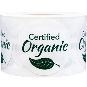 Organic Certification Stickers