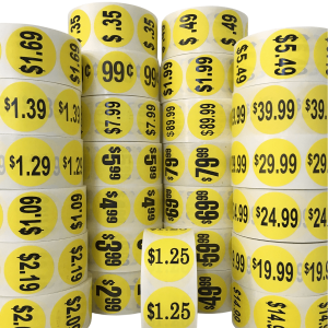 Retail Price Stickers