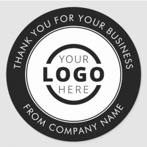 Round Business Logo Stickers