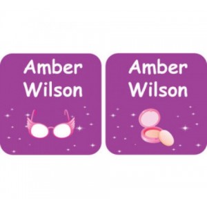 Square waterproof stickers