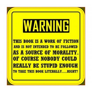 Square warning stickers