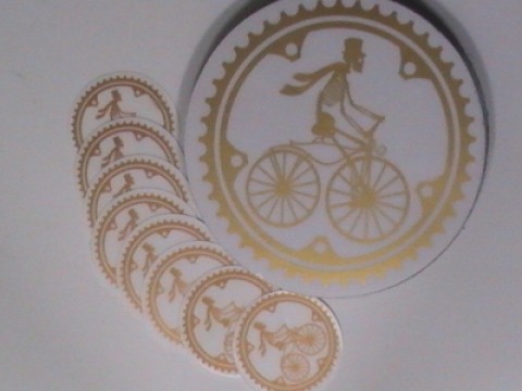 Oval Car Stickers