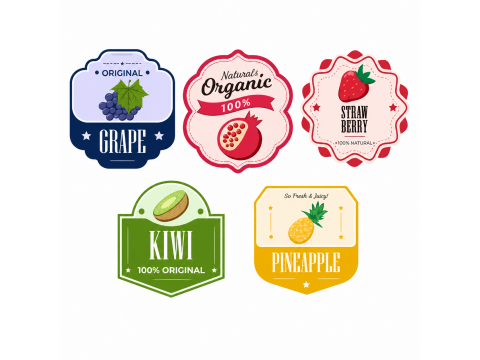 Square Packaging Stickers