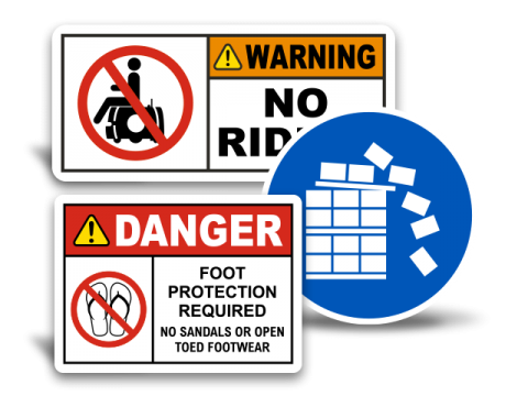 Custom funny warning labels