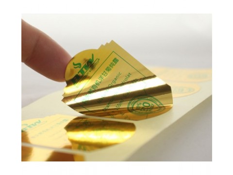 Custom Gold Labels