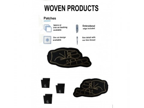 Die Cut Woven Labels