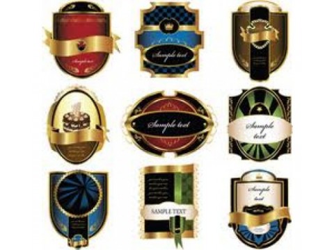 Die Cut Foiled Labels