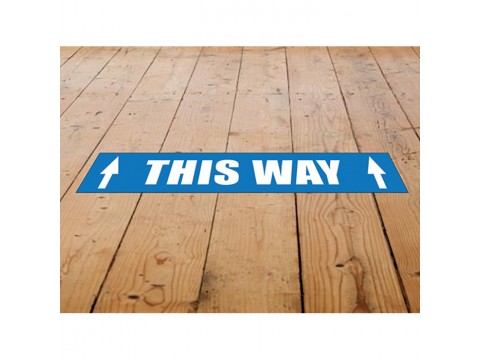 Rectangular vinyl floor stickers
