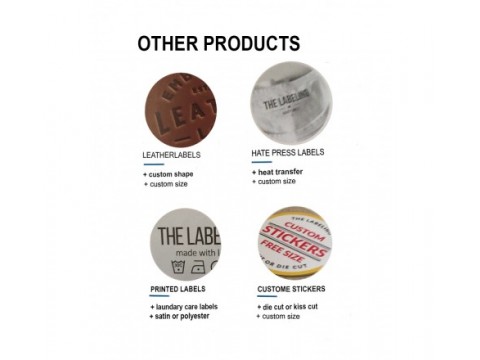 Round Woven Labels