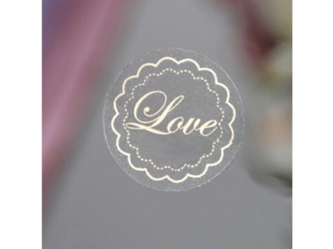Round Clear Labels