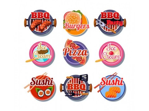 Round Food Labels