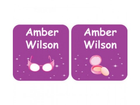 Square waterproof stickers