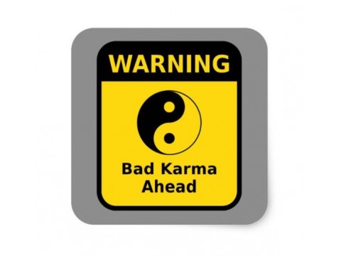 Square funny warning labels