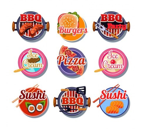 Round Food Labels